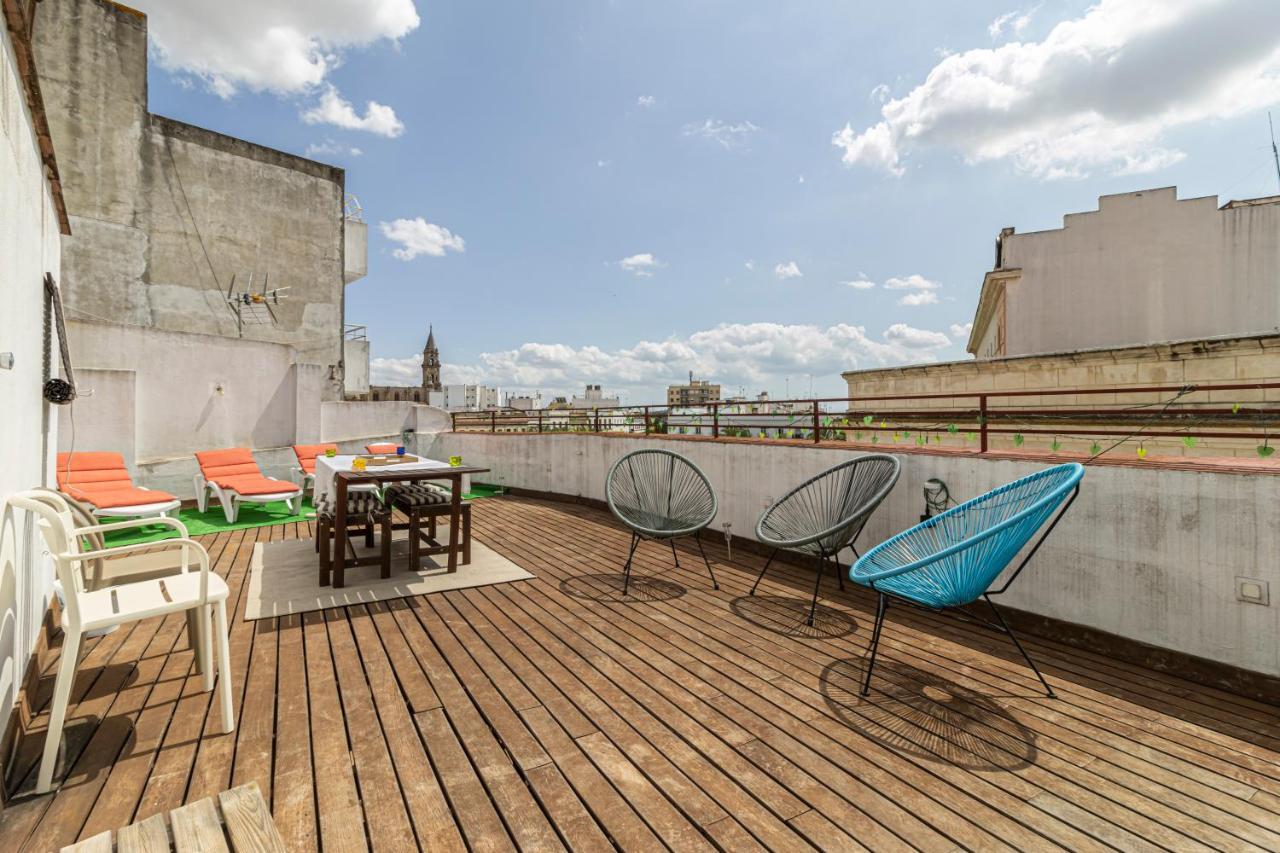 Top Atico Plaza Del Arenal - Gran Terraza - Vistas - Solarium Херес-де-ла-Фронтера Экстерьер фото